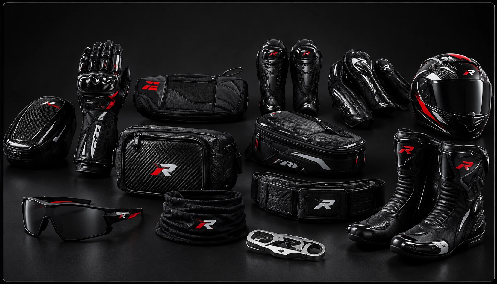 Motorcycle racing accessories and protective equipment