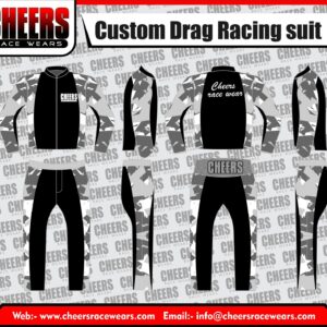 Pro Drag Racing Leather Suit #01
